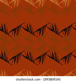 Hipster Tropical Vector Seamless Pattern. Elegant Male Shirt Female Dress Texture. Fine Summer Textile. Painted Floral Background. Monstera Banana Leaves Dandelion Feather Tropical Seamless Pattern.