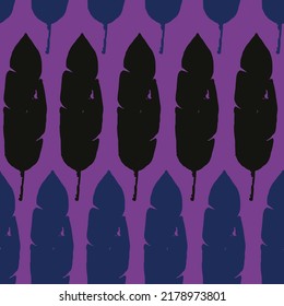 Hipster Tropical Vector Seamless Pattern. Nice Summer Textile. Beautiful Male Shirt Female Dress Texture. Painted Floral Background. Dandelion Banana Leaves Feather Monstera Tropical Seamless Pattern.