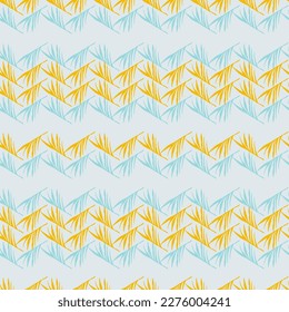 Hipster Tropical Vector Seamless Pattern. Dandelion Banana Leaves Monstera Feather Tropical Seamless Pattern. Doodle Floral Background. Fine Summer Fashion. Elegant Male Shirt Female Dress Texture.