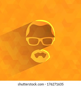 Hipster. Vector format