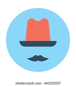 Hipster Vector Icon
