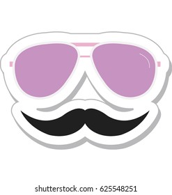 Hipster Vector Icon