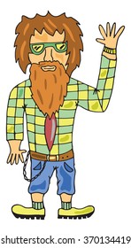 hipster vector illustration