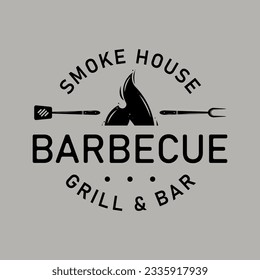 Hipster vintage logo templates: Butchery, Barbecue, Cooking Class, and Restaurant emblems. Features Barbecue and Steak House retro logos.