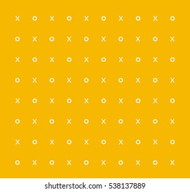 Hipster XOXO Love Vector Seamless Transition Abstract Background Pattern.