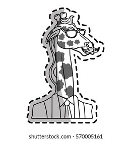 hipsters animals design