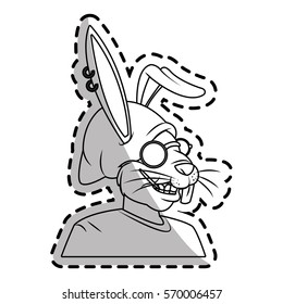 hipsters animals design