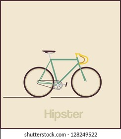 Hipsters bicycle