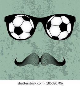 Hipsters glasses "soccer"