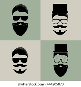 Hipsters heads