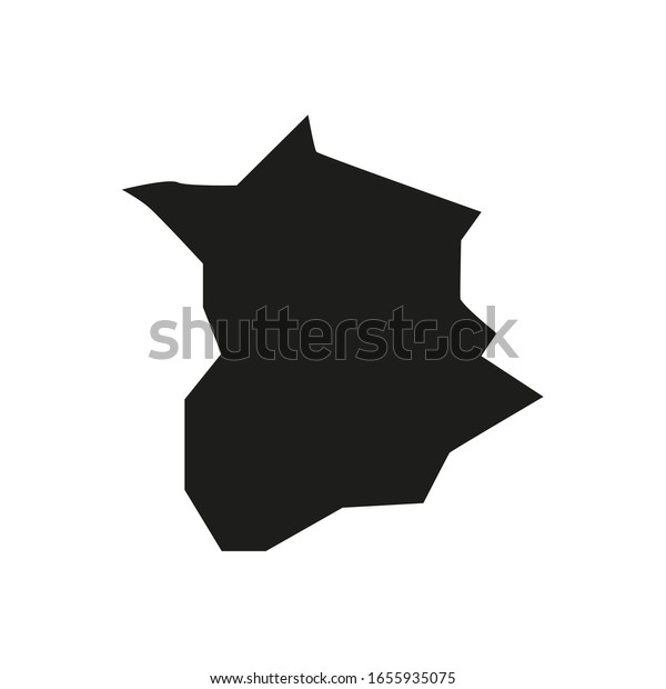 Hiran Region Map Country Somalia Stock Vector (Royalty Free) 1655935075