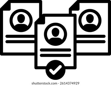 Hire Icon Mixed Vector Illustration