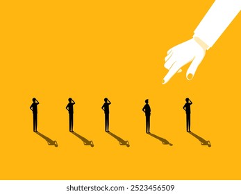 Contratación, Personal de Seleccionar. El gerente selecciona trabajadores competentes