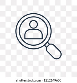 Hire vector outline icon isolated on transparent background, high quality linear Hire transparency concept can be used web and mobile