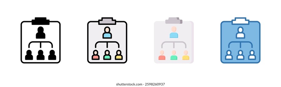 Hirearchy Icon Element For Design