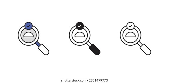 Hired icon design with white background stock illustration