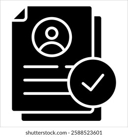 Hired Icon Element For Design