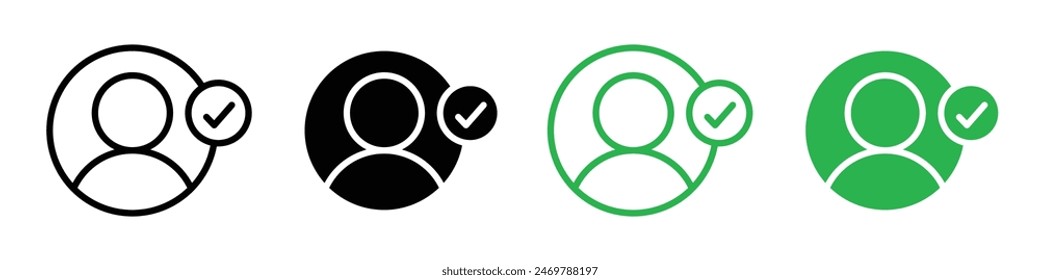 Vector de conjunto de logotipo de ícono contratado
