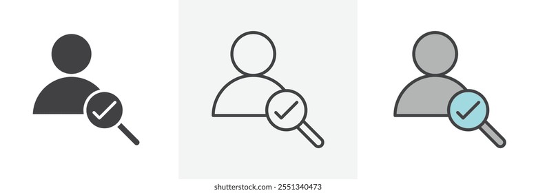Contratado paquete de iconos. Ilustración vectorial. EPS10