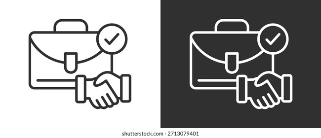 Conjunto De Iconos De Colección De Vector Aislado En Blanco Y Negro
