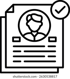 Novo Vetor de Design de Ícone Criativo Contratado