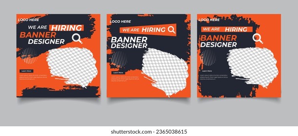 hiring concept social media post