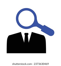 Hiring Employee Icon, Vector graphics