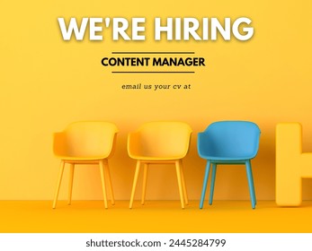 Hiring employees for job poster design for a company or a business or brand