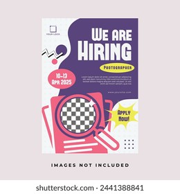 Hiring Flyer Vorlage Design Post.