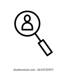 Hiring icon black and white vector sign