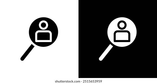Hiring icon logo set vector