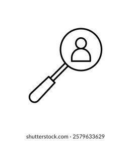 Hiring icon logo sign set vector outline