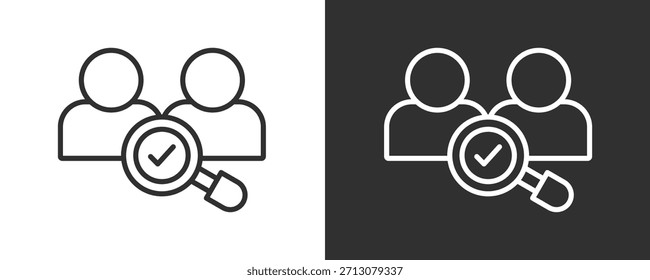 Conjunto De Iconos De Contratación Colección De Vector Aislada En Blanco Y Negro