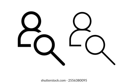 Hiring icon set. Vector illustration.