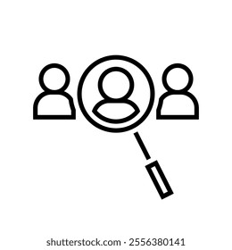 Hiring icon set. Vector illustration.