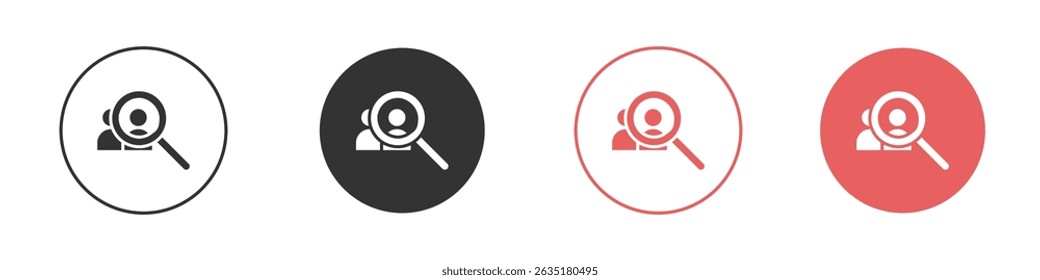 Hiring icon vector design template simple and clean style