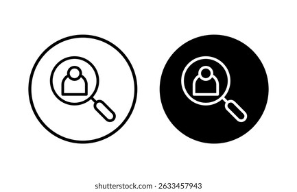 Hiring icon vector illustration. Search job vacancy sign and symbol. Human resources concept. Recruitment