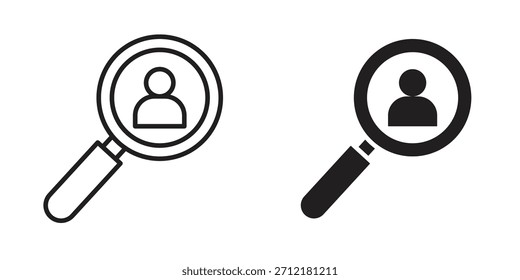 Icono de contratación en Vector. Logotipo