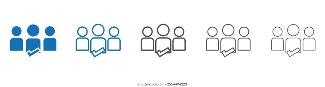 Hiring icon vector set collection for web