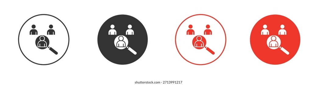 Icono de contratación. Diseño de Vector de Web
