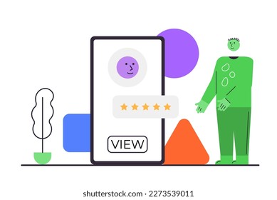 Hiring illustration. Hr manager searching potential job candidates. Characters writing CV and applying for work position. Job recruitment process concept. Vector illustration