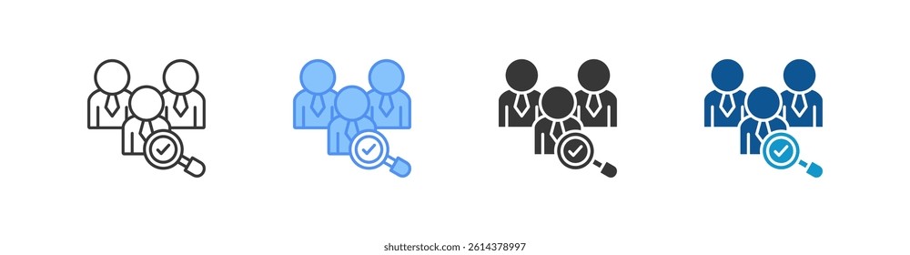 Hiring Multi Style Icon Sheet