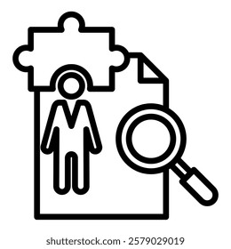 Hiring Otline  Icon Simple Vector Element For Design