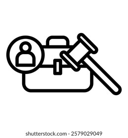 Hiring Otline  Icon Simple Vector Element For Design