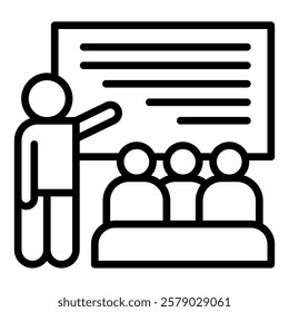 Hiring Otline  Icon Simple Vector Element For Design