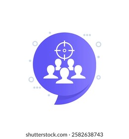 hiring people vector icon for web
