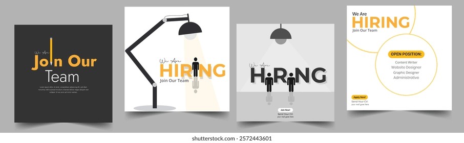 Hiring poster, Job vacancy advertising template, Corporate Job Vacancy Banner Designs, Hiring Job flyer design,We are hiring minimalistic teal flyer template with big letters.
