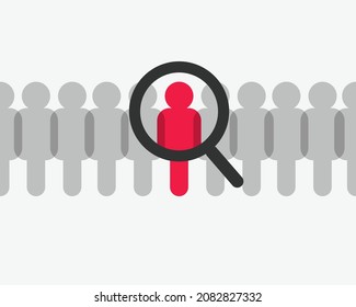 Hiring poster vector template with minimalist design. Jobs, career, vacancy and recruitment advertising and promotion. Eps10 illustration.
