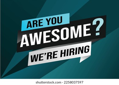 Einstellung einstellen Join jetzt Design für Banner-Poster. Bist du toll? Schrift mit geometrischen Formen Linien. Typografie der Vektorgrafik. Offenes leeres Design-Template modernes Konzept

