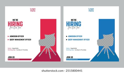 Hiring Social Media Post Template